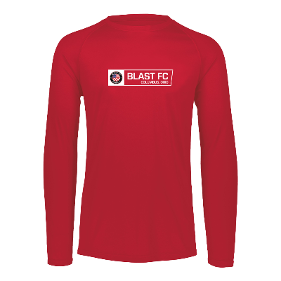 Attain L/S Wicking Tee - Red Image