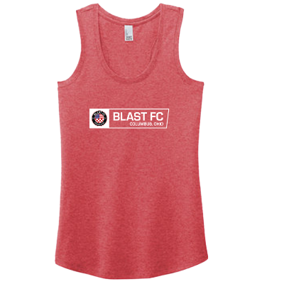 Women's Perfect Tri Racerback Tank - Red Frost Image
