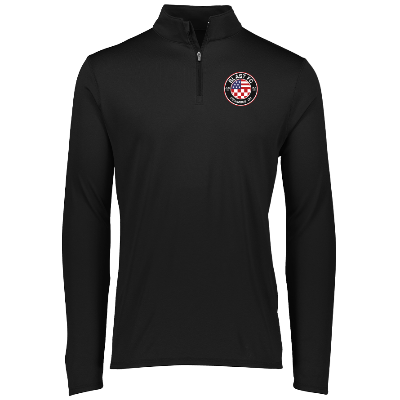 Attain Wicking 1/4 Zip Pullover - Black Image