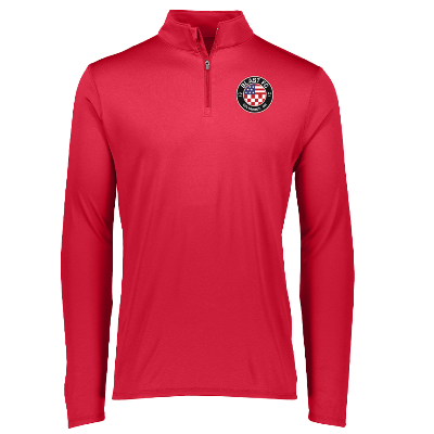 Attain Wicking 1/4 Zip Pullover - Red Image