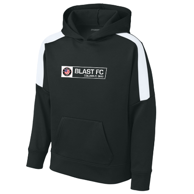 Sport-Wick FLC United PO Hoodie - Blk/Wht Image (25564)