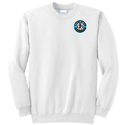 Essential Fleece Crewneck - White Image