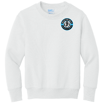 Essential Fleece Crewneck - White Image (31234)