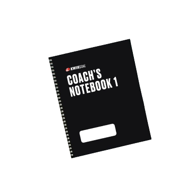 COACHING NOTEBOOK - BLACK: MSRP $17.99 Image