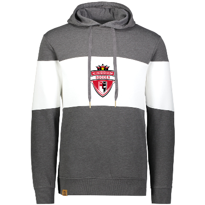 All American Hoody - Carbon Heather/White Image