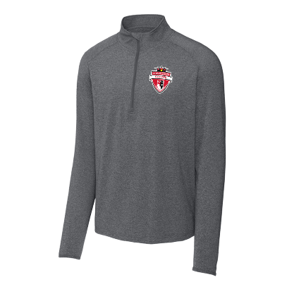 Sport-Wick Stretch 1/4 Zip Pullover - Charcoal Grey Image