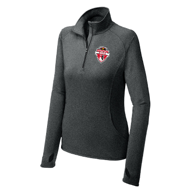 Sport-Wick Stretch 1/4 Zip Pullover - Charcoal Grey Image (35761)