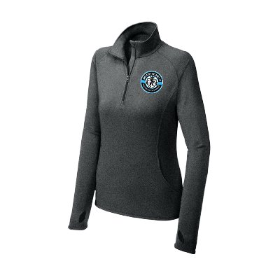 Sport-Wick Stretch 1/4 Zip Pullover - Charcoal Grey Heather Image (36657)