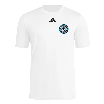 SS Pregame Tee - White/Black Image