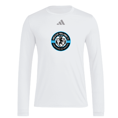 L/S Pregame Tee - White Image