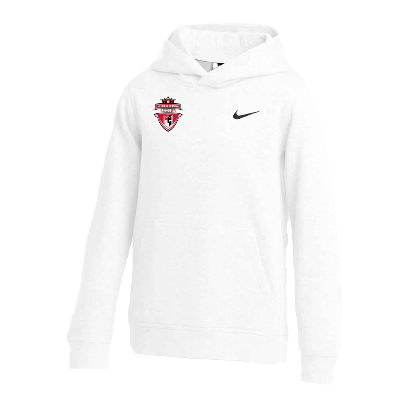Team Club Pullover Hoodie - White Image