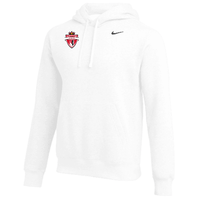 Team Club Pullover Hoodie - White Image (39589)
