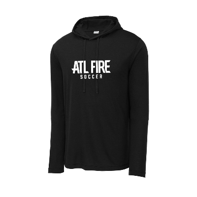 Posi Charge Tri Blend LS Hoodie - Black Image