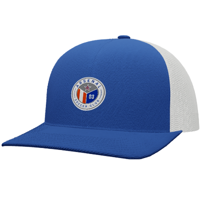 Arsenal Trucker Snapback Hat - Royal/White Image