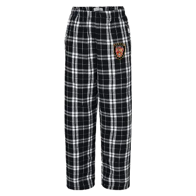 Boxercraft Flannel Pants- Black/White Image