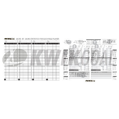Soccer Score Book Image (7090)